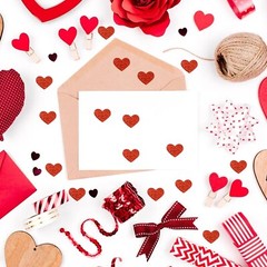 Heart Stickers, Red Heart Sticker, Glitter Small Mini Heart Stickers for Kids…