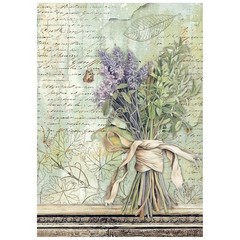 Stamperia Mini Rice Paper- Herbarium Silvae A6 , DFSA6X02