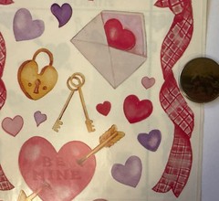 BE MINE Stickers(36pc)Frances Meyer•Valentine’s Day•Hearts •Bows•Card Making•
