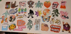 155 Retro Stickers