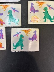 VTG Mrs Grossman’s 1993 Dinosaur Sticker Set 16 Sheets #2