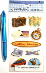 Travel Road Trip Stickers Scrapbooking Card Journal Planner American Greetings