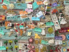 LOT #305 – 100 RARE ONLY JOLEE’S EK SUCESS 3D STICKERS & EMBELLISHMENTS