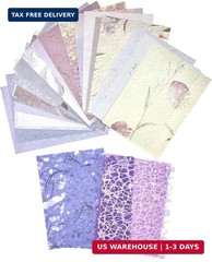 Textured Scrapbook Paper Mesh Fabric – Junk Journal Supplies Assorted Set 51 She