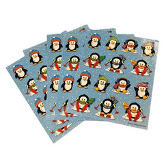 Carson-Dellosa Stickers ~ Penguins NEW 5 sheets, 14 shaped stickers per sheet
