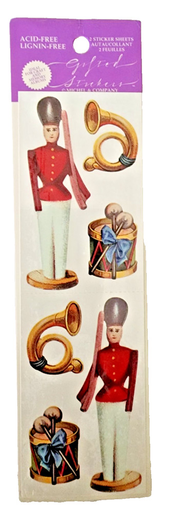VTG 90s The Gifted Line Michel Co. Grossman Stickers – Toy Solider 1pk