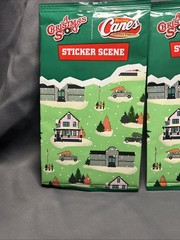 2pk Raising Cane’s A Christmas Story Sticker Scene Packs – New/Sealed 2025
