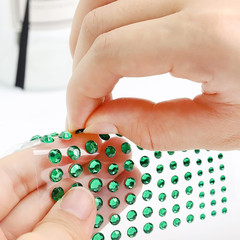 Rhinestone Stickers 2478Pcs Self Adhesive Facial Gem Stickers,4 Sizes 15 Colors