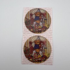 Vintage Lucy Rigg Bear Stickers 1984 Two Stickers As Shown