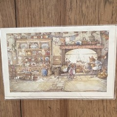 Vintage / Rare New Brambly Hedge greeting cards, seals and folder 1982/1983/1984
