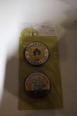 American Crafts Flair Fishing Adhesive Badge ~ Summer Camp & Stinkin’ Cute Craft