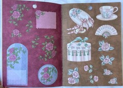 Artsy Collage 220 Paper Art Images, PRETTY Themed, HOTP 4307, Collage Kit