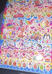 Lisa Frank 600 Sticker Sheets Multicolor Animals & Insects Theme