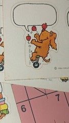 Vintage Hallmark Stickers Dogs Write Your Own Message Grade Or Score 1 Sheet