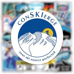 50pcs SKI Stickers, SKIING Snowboard Sticker. Waterproof No Residue, 114