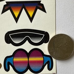 BUILD-AN-MONKEY HEAD Sticker Set(20pc)Eyes•Hats•Sunglasses •Smiles•Card Making•
