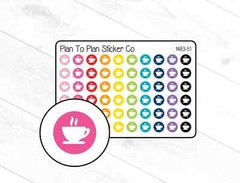 1483-51~~Coffee Cup Icon Planner Stickers.