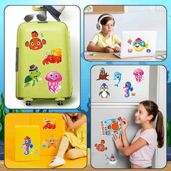 24 Ocean Animal Stickers for Kids – Make a Face & DIY Sea Creature Crafts