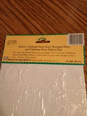 Vintage 80’s Cabbage Patch Kids Puffy Stick-Ons Stickers NEW Unopened