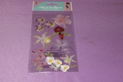 Jolee’s Boutique Sealed Package of Colorful Orchid Flower Stickers!