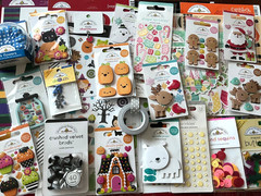 NIGHTMARE B4 CHRISTMAS HALLOWEEN DOODLEBUG STOCKING STICKERS EMBELLISHMENTS $150
