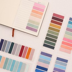 1600Pcs Sticky Tabs Book Tabs, 80 Color Morandi Sticky Tabs, Color Page Marker