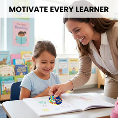Animal Reading Reward Stickers for Teachers, Motivational Book Stickers for Kids