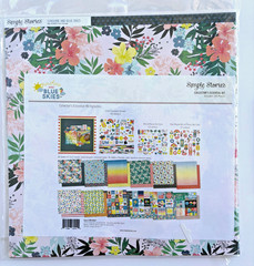 Simple Stories Sunshine Blue Skies Collector Kit 12×12 Scrapbook Bundle