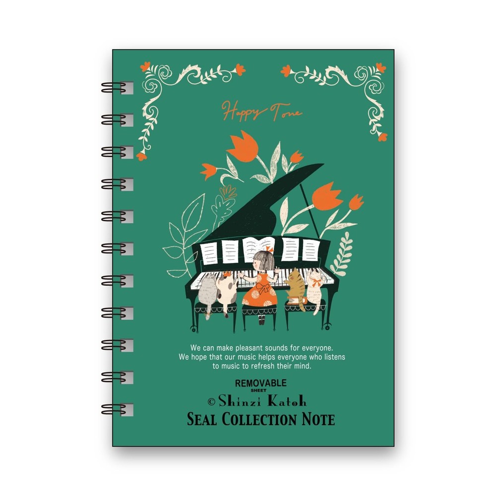 Shinzi Katoh Sticker Collecting Book Happy Tone A6 40 Pages
