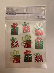Lot 7 Pks Christmas Stickers For Crafts/Scrapbook Recollections & Jolee’s 3-D
