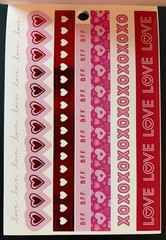 RECOLLECTIONS VALENTINE’S DAY STICKER BOOK 272 PC STICKERS 12 SHEETS ROMANCE