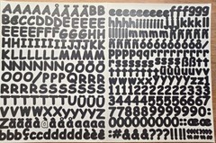 Creative Memories ABC/123 BOLD-SASSY-CLASSY-HEADLINE, MONOGRAMS- NEW!