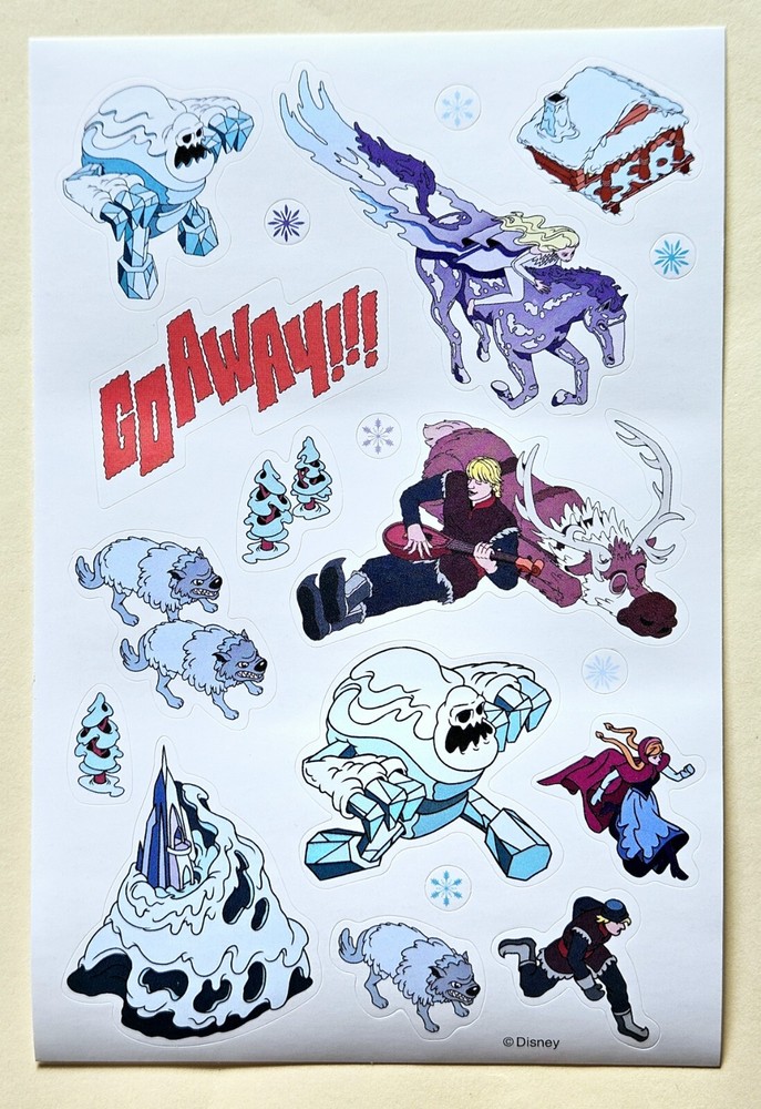 Frozen PRINCESS. Disney Sticker sheet
