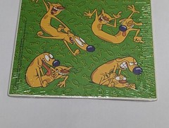 Vintage 1998 CatDog Stickers Nickelodeon Cartoons (Opened – 1 Full Sheet)