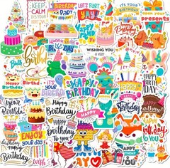 20 HAPPY BIRTHDAY RANDOM ASSORTED 1.5″ STICKERS LABELS PARTY FAVOR GIFT