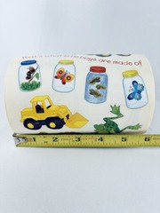 Vintage Sandy Lion Stickers Roll Little Boys Sheet Scrapbooking Sandylion Truck