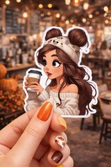 Cozy Autumn Sticker Set – 16 Piece
