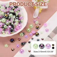 50g Half Pearl Rhinestones, Spring Bloom Series