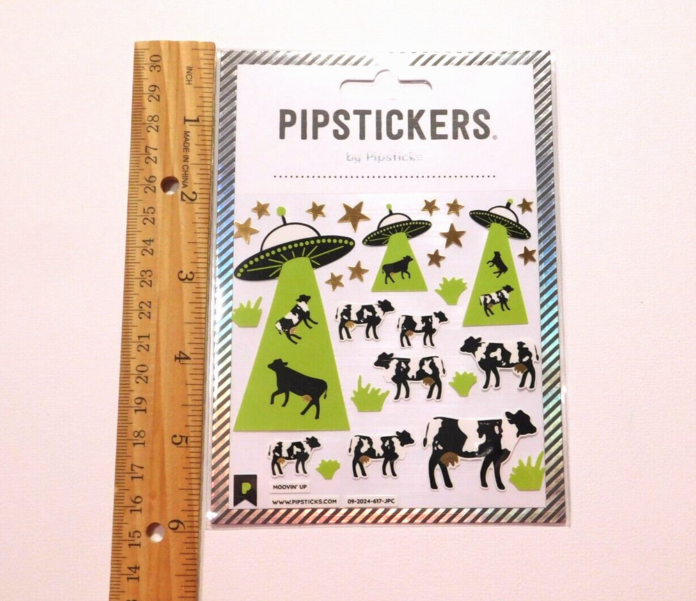 Pipstickers Lot of 1 Package ~Moovin’ Up~ Stickers 1 Sheet NIP