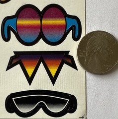 BUILD-AN-TIGER HEAD Sticker Set(20pc)Eyes•Hats•Sunglasses •Smiles•Card Making•