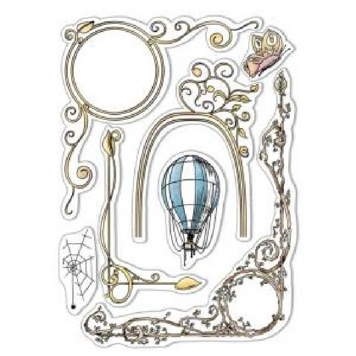 CIAO BELLA STAMPING ART CLEAR ACRYLIC STAMPS – AESOP’S FABLES FRAME