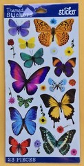 Themed/ Everyday Sticker Single Sheet / Butterflies/ 23 pieces