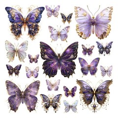 400 Pcs Floral Butterfly Scrapbook Stickers Set for Journaling, Planner & Crafts
