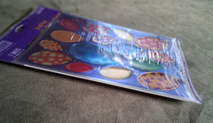 Vintage Heartline / Hallmark Foil Balloon Stickers 2 Sheets Sealed Multicolor