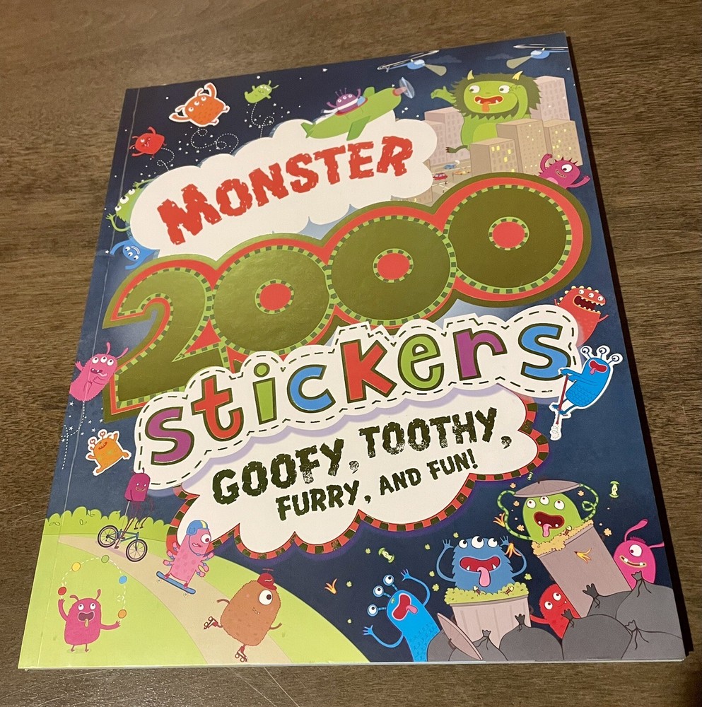 MONSTER 2000 STICKERS Goofy, Toothy, Furry And Fun!