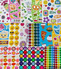 10 Retro Sticker Pack Happy Face Vibes Food Fruit Dessert Smiley Faces 70 80 90