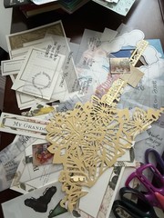 Huge Lot of Scrapbooking Art Supplies Mixed Lot Stickers Tools Paper & More