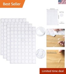 280 Clear Sticky Tack Dots – Reusable, Waterproof Adhesive for Creative Projects