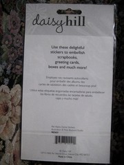 DAISY HILL ALPHABET Stickers~3 BRAND NEW PKGS~285 STICKERS~ARTSY SHAPES