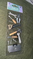 NEW! Touch of Jolee’s TOOL BOX Dad Theme Stickers 64455